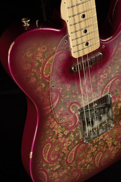 Pre-Owned 2004 Fender Custom Shop Relic '69 Pink Paisley Telecaster With OHSC