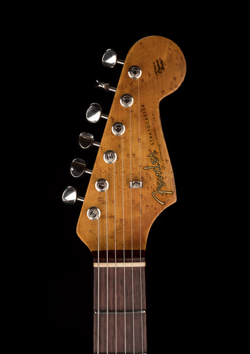 Fender Custom Shop Roasted 1960 Stratocaster Relic Birdseye Maple Aged Olympic White