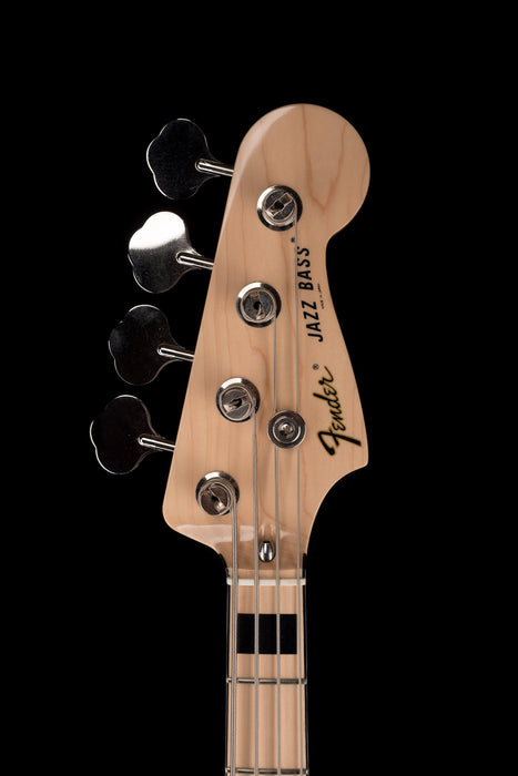 Pre Owned 2019 Fender Limited Edition Black Paisley Jazz Bass w/ Gig Bag Made in Japan