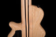 Mayones Cali4 Lined Fretless Bass Buckeye Burl Top Swamp Ash Back Ebony Board w/ Case
