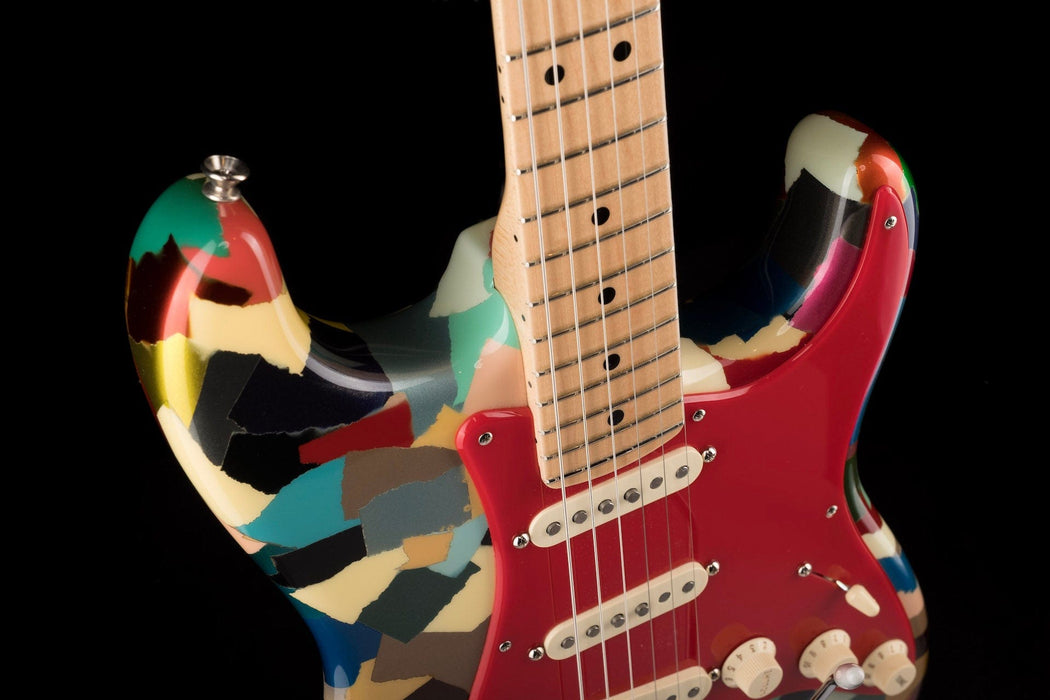 Pre-Owned Fender Custom Shop Masterbuilt Dale Wilson Active Clown Patch Strat Electric Guitar