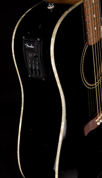 Used 2009 Fender Sonoran SCE Black Acoustic Electric Guitar