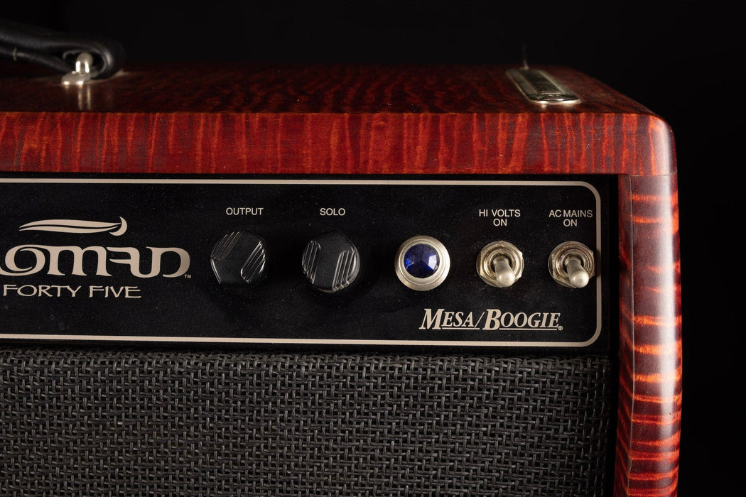 Used Mesa-Boogie Limited Edition Nomad 45 Flame Maple Red Stained 2x12" Tube Guitar Amp Combo With Footswitch