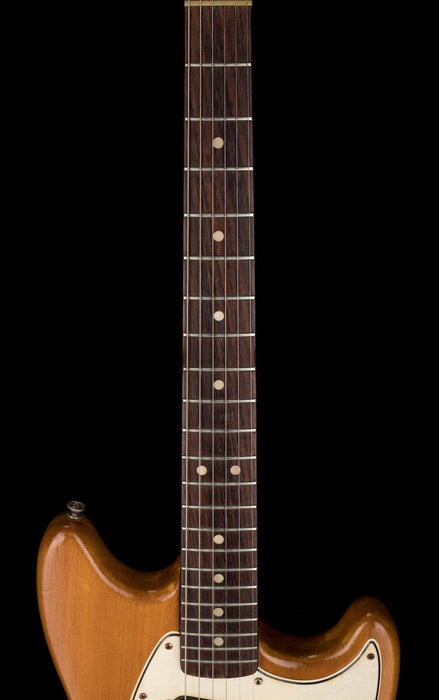 Pre Owned Vintage 1965 Fender Mustang Stripped Natural With OHSC