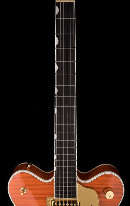 Used 2017 Gretsch G6620TFM Nashville Orange Flame with OHSC