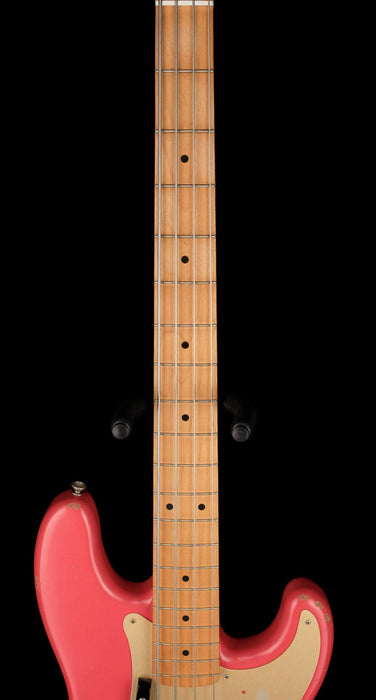 Used Fender Roadworn 50's Precision Bass Fiesta Red with Case