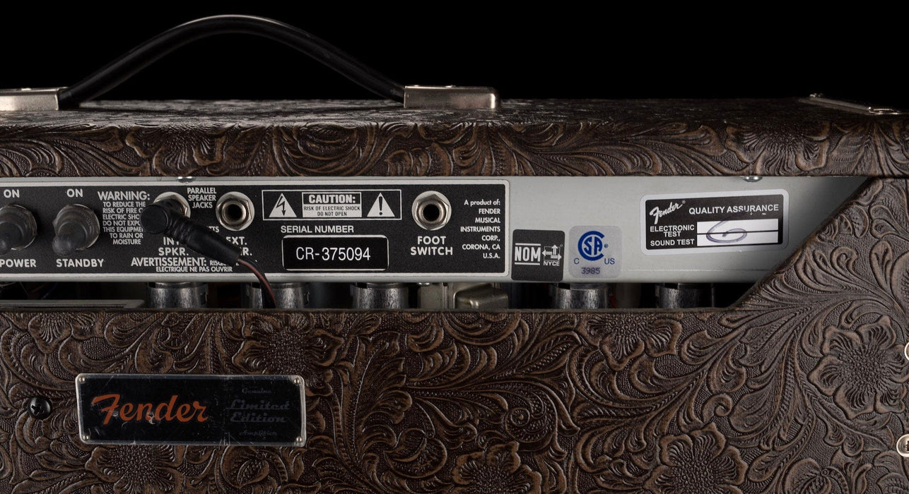 Used Fender Limited Edition '65 Deluxe Reverb Western Wheat Guitar Amp Combo