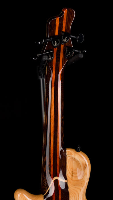 Mayones Cali4 Bass Mahogany Body Burl Maple Top Macassar Ebony Board 5pc Wenge Neck Sunburst Gloss Cali 4