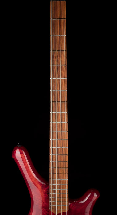Mayones Comodous 4 String Bass Guitar Poplar Top Liquid Red Gloss Finish