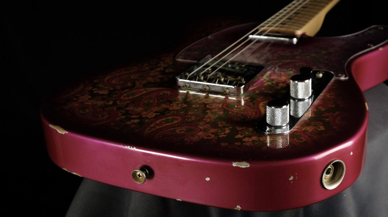 Pre-Owned 2004 Fender Custom Shop Relic '69 Pink Paisley Telecaster With OHSC