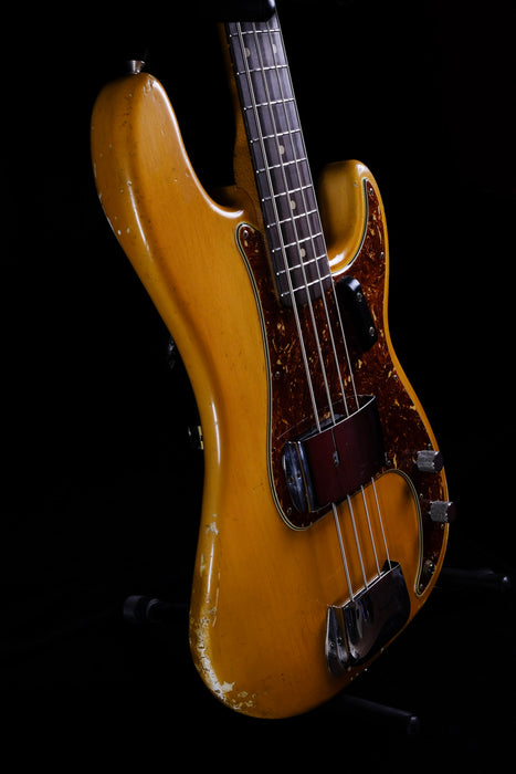 Fender Custom Shop Masterbuilt Vincent Van Trigt 1963 Precision Bass Heavy Relic Aged Olympic White With Case
