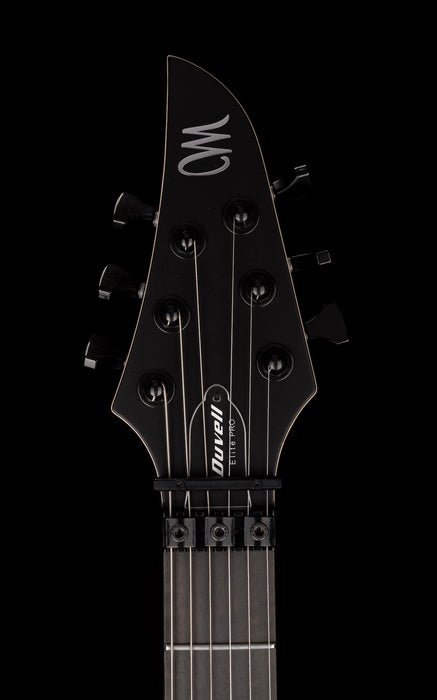 Mayones Duvell Elite Pro 6 String 27" Baritone Satine Trans Aquamarine Electric Guitar With Case