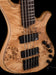 Mayones BE Elite EP 5 String Bass Guitar Trans Natural Satine Eye Poplar Top With Case