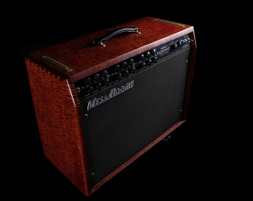 Used Mesa-Boogie Limited Edition Nomad 45 Flame Maple Red Stained 2x12" Tube Guitar Amp Combo With Footswitch