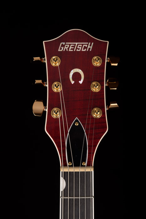 Used 2017 Gretsch G6620TFM Nashville Orange Flame with OHSC