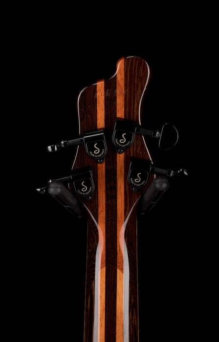 Mayones Cali4 Bass Mahogany Body Burl Maple Top Macassar Ebony Board 5pc Wenge Neck Sunburst Gloss Cali 4
