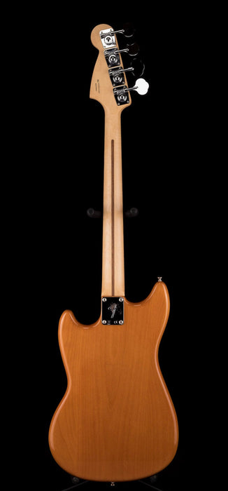 Used Fender Player Mustang Bass PJ Pau Ferro Aged Natural with Gig Bag