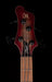 Mayones Patriot Classic 4 Flame Top Bass Satine Transparent Jeans Black 3-Tone Red Burst
