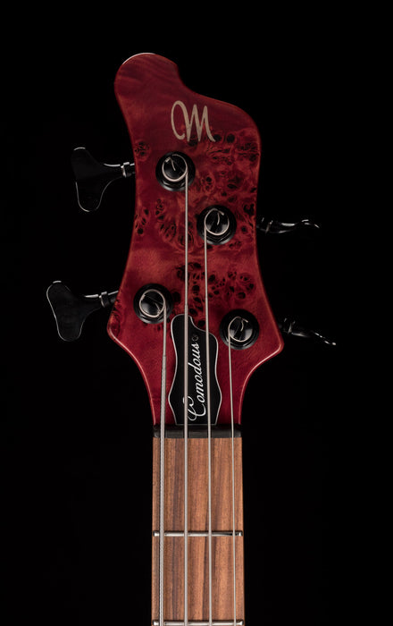 Mayones Comodous 4 String Bass Guitar Poplar Top Liquid Red Gloss Finish