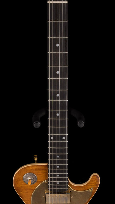 Used Postal Delta Zephyr Flamed Antique Burst Electric Guitar With OHSC