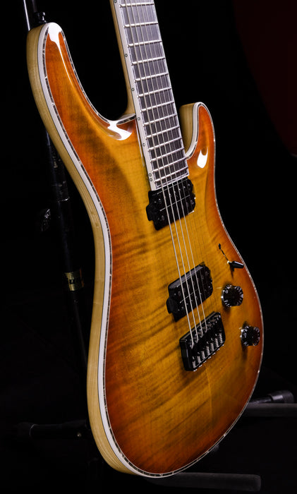 Mayones Regius Core 6 Flame Top Jeans Black Finish