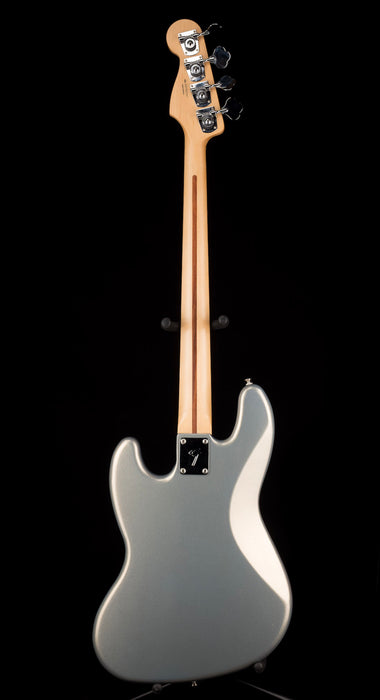 Used 2019 Fender Player Jazz Bass Modded Silver With Gig Bag