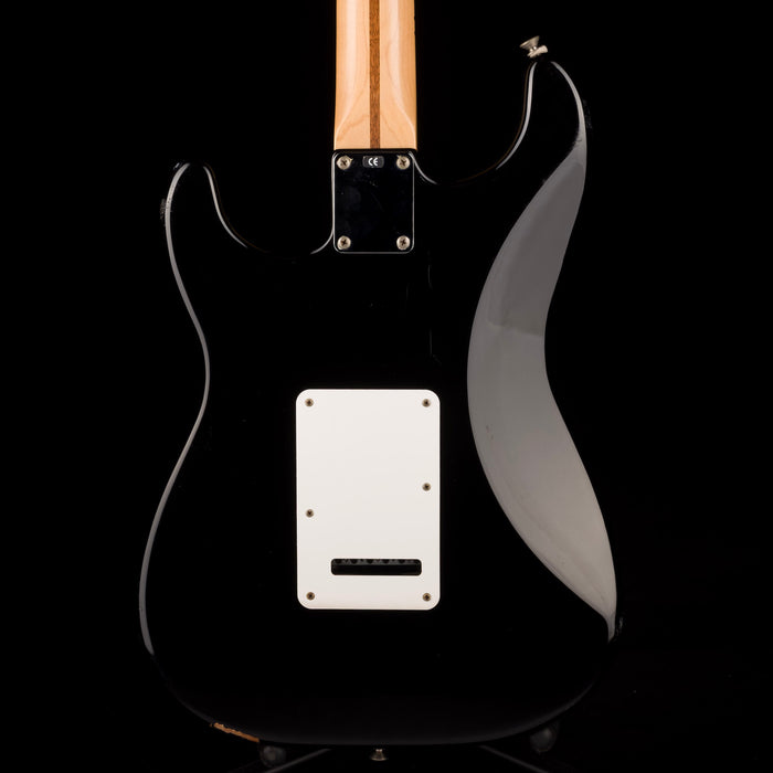 Used 2000 Fender Standard Stratocaster Black Electric Guitar