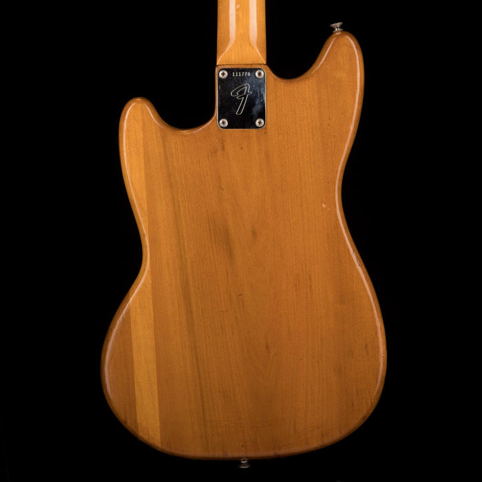 Pre Owned Vintage 1965 Fender Mustang Stripped Natural With OHSC