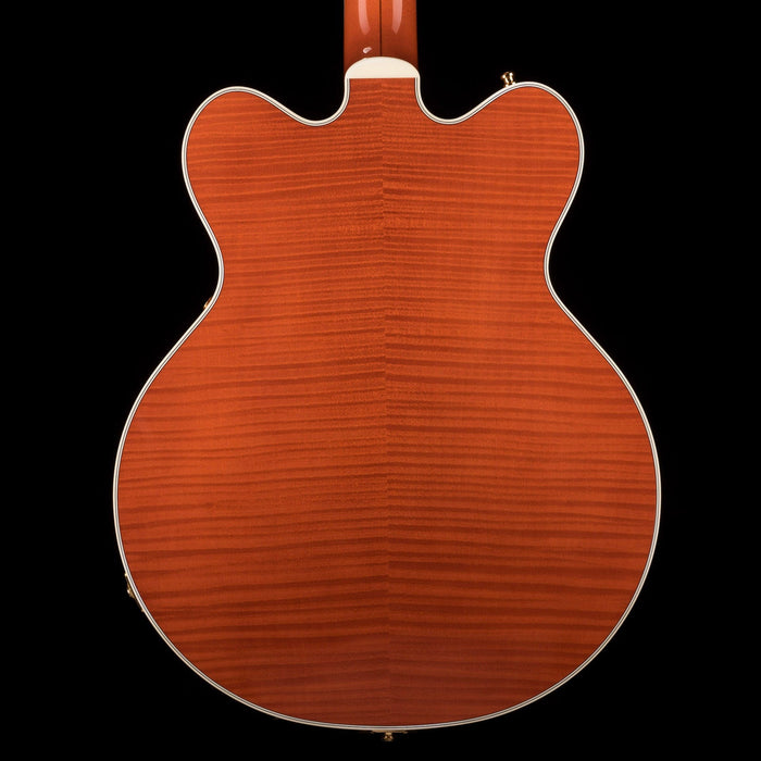 Used 2017 Gretsch G6620TFM Nashville Orange Flame with OHSC