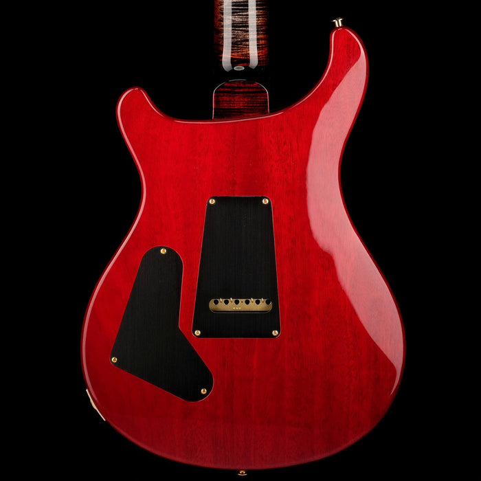 PRS Core Custom 24 Quilted Maple 10 Top Stained Flame Maple Neck Custom Color Charcoal Cherry Burst with Case