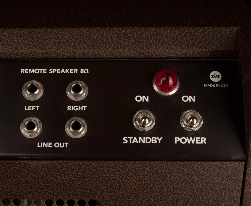 Pre Owned Magnatone Twilighter Stereo 2x12 Brown Guitar Amp Combo