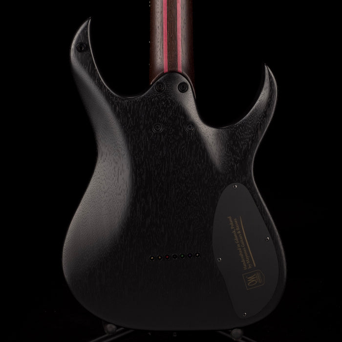 Mayones Duvette BL 7 Left Handed Black Limba Monolith Black Matte Finish