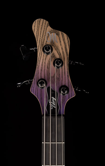 Mayones Viking 4 String Bass Guitar Dirty Ash Purple Horizon