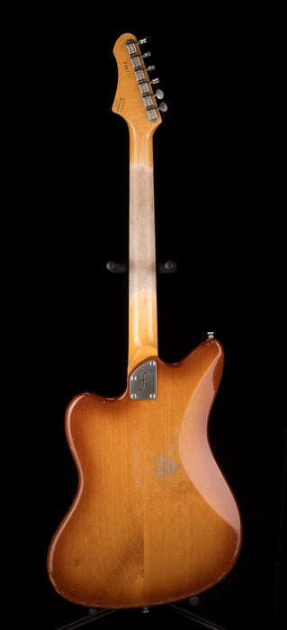 Fano Oltre JM6 Medium Distress Faded Tea Burst with Gig Bag