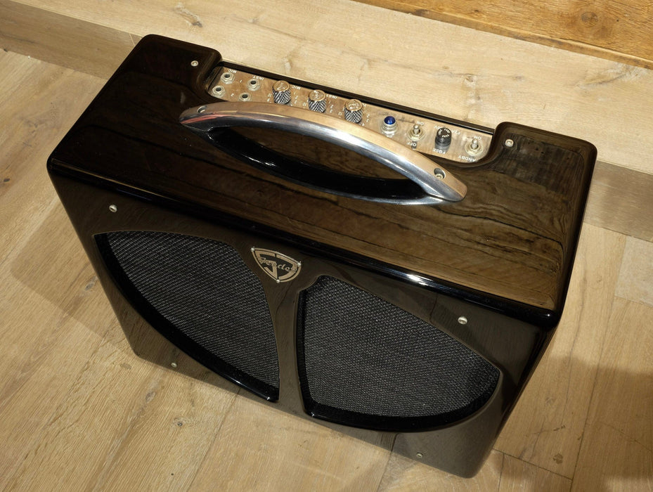 Used Fender Limited Edition '57 Amp Black Lacquer Tube Guitar Amp Combo