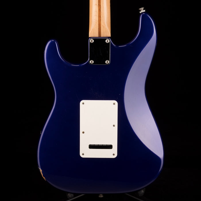 Used 2000 Fender Standard Stratocaster Metallic Blue Electric Guitar