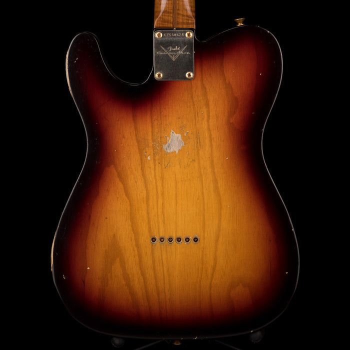 Fender Custom Shop Masterbuilder Apprentice Nick Saccone 50's Tele Relic Chocolate 3-Tone Sunburst