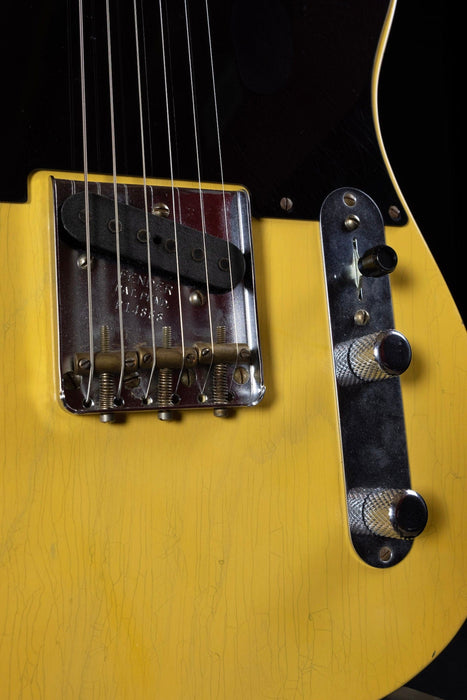 Used 2015 20th Anniversary Relic Nocaster Maple Fingerboard Nocaster Blonde With OHSC