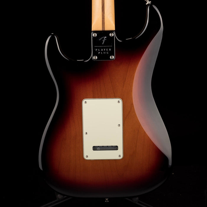 Used Fender Player Plus Stratocaster Maple Fingerboard 3-Color Sunburst with Gig Bag