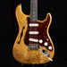Fender Custom Shop Artisan Thinline Stratocaster Roasted Ash Body Spalted Maple Top Aged Natural
