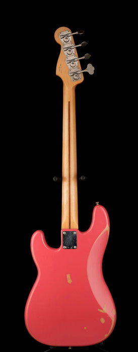 Used Fender Roadworn 50's Precision Bass Fiesta Red with Case