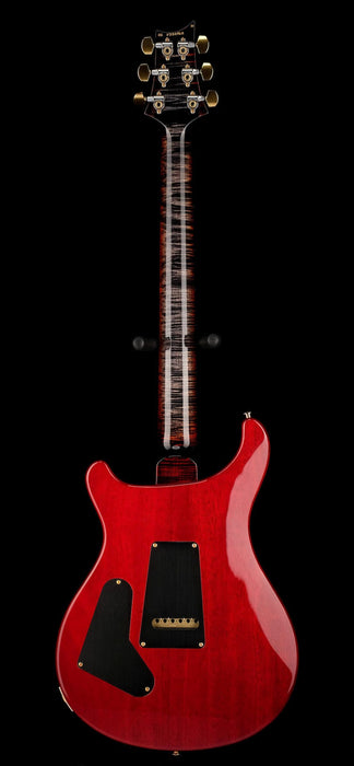 PRS Core Custom 24 Quilted Maple 10 Top Stained Flame Maple Neck Custom Color Charcoal Cherry Burst with Case