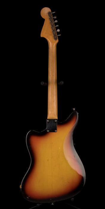 Vintage 1963 Fender Jaguar 3-Tone Sunburst Electric Guitar With OHSC