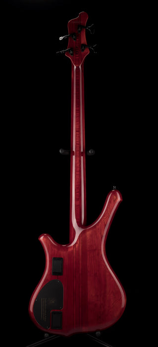 Mayones Comodous 4 String Bass Guitar Poplar Top Liquid Red Gloss Finish