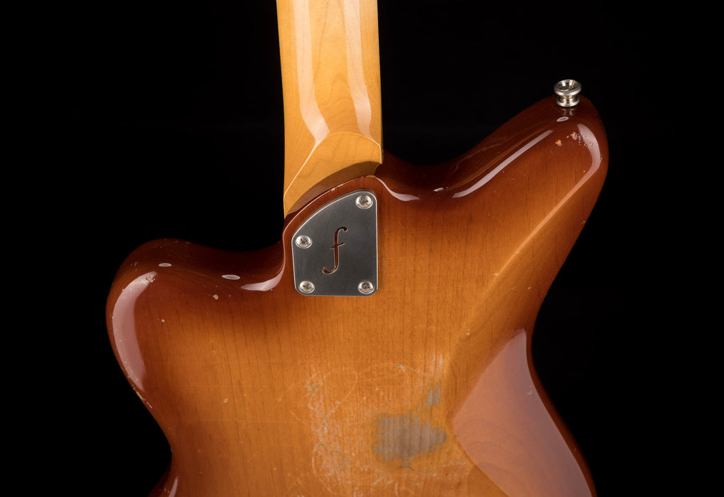Fano Oltre JM6 Medium Distress Faded Tea Burst with Gig Bag
