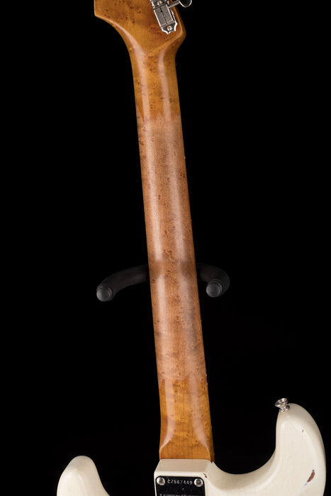 Fender Custom Shop Roasted 1960 Stratocaster Relic Birdseye Maple Aged Olympic White