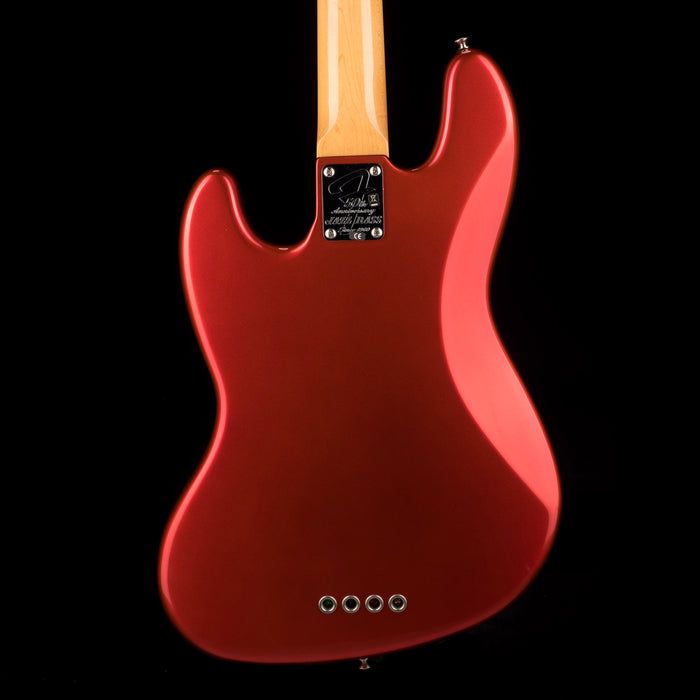 Used 2010 Fender 50th Anniversary Jazz Bass Candy Apple Red with OHSC