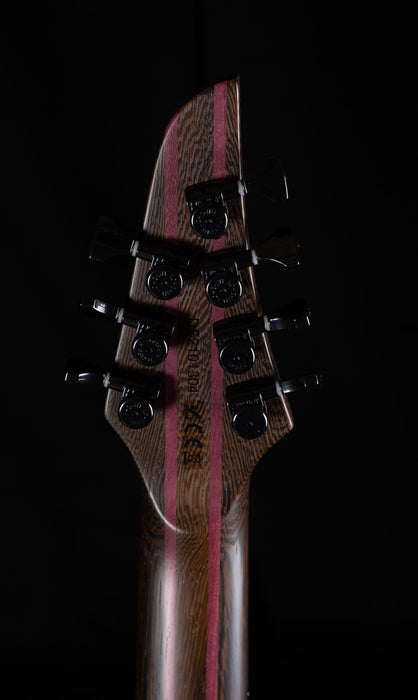 Mayones Duvell Elite 7 String Galaxy Eye Purple Satine Electric Guitar With Case