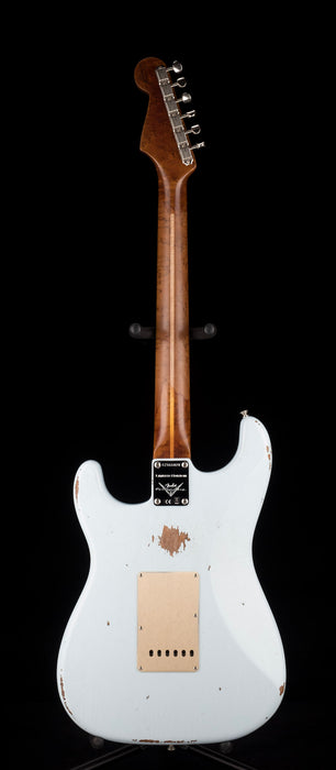 Fender Custom Shop Roasted 1956 Stratocaster Relic Faded Sonic Blue With Case