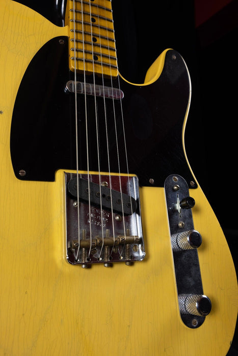 Used 2015 20th Anniversary Relic Nocaster Maple Fingerboard Nocaster Blonde With OHSC